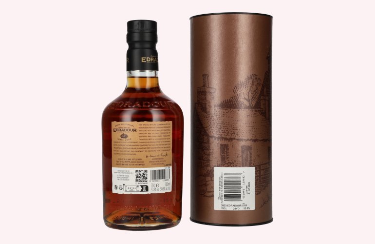 Edradour 22 Years Old 200th Anniversary Amarone Cask Highland Single Malt Whisky 50,8% Vol. 0,7l in geschenkverpakking