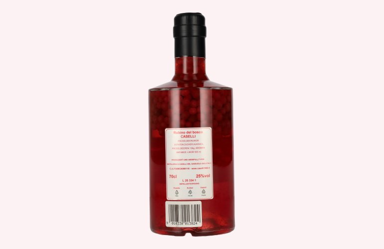 Caselli Rubino del bosco Liquore con Mirtilli Rossi 25% Vol. 0,7l