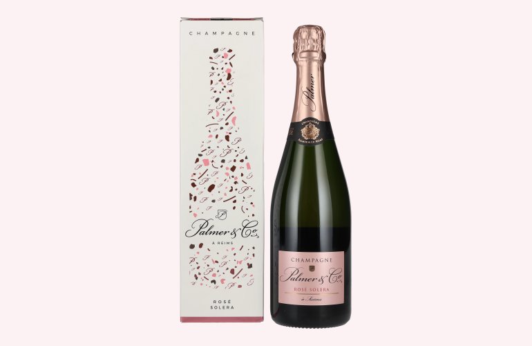 Palmer & Co Champagne Rosé Solera Brut 12% Vol. 0,75l in Giftbox
