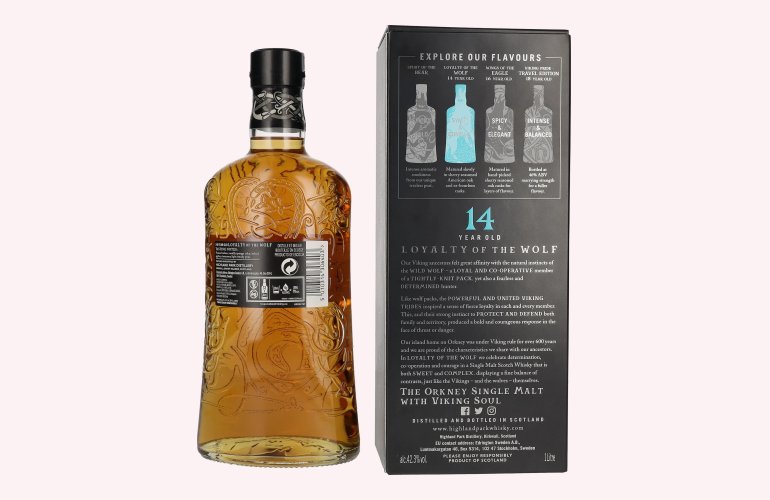 Highland Park 14 Years Old LOYALTY OF THE WOLF 42,3% Vol. 1l in Geschenkbox