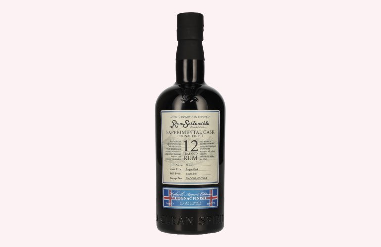 Ron Sostenible 12 Years Old Experimental Cognac Cask 43% Vol. 0,7l