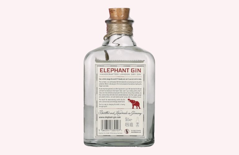 Elephant London Dry Gin 45% Vol. 0,5l