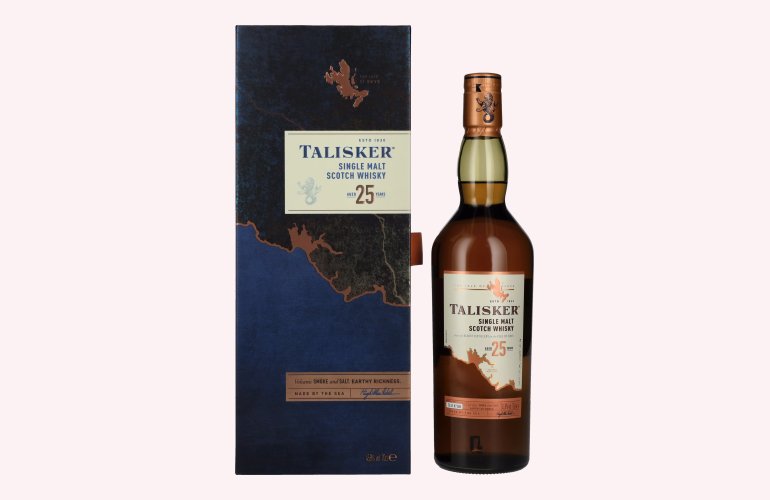 Talisker 25 Years Old Single Malt Whisky 45,8% Vol. 0,7l in Geschenkbox