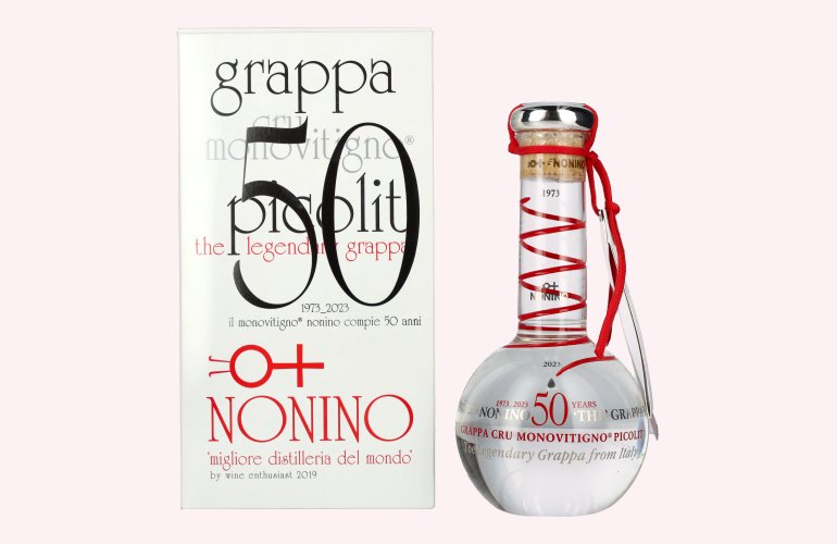 Nonino Grappa The Legendary Cru Monovitigno Picolit 50% Vol. 0,5l in Geschenkbox
