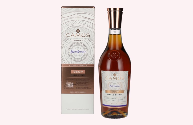 Camus VSOP Borderies Single Estate Small Batch Cognac 40% Vol. 0,7l in Giftbox