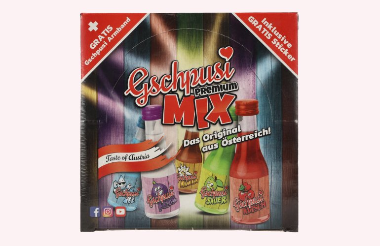 Gschpusi Premium Mix 20,6% Vol. 25x0,02l