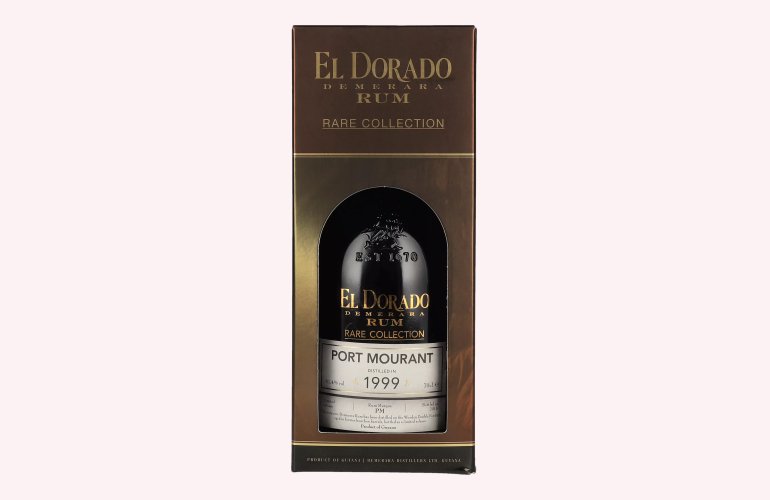 El Dorado PORT MOURANT Demerara Rum RARE COLLECTION Limited Release 1999 61,4% Vol. 0,7l in Geschenkbox