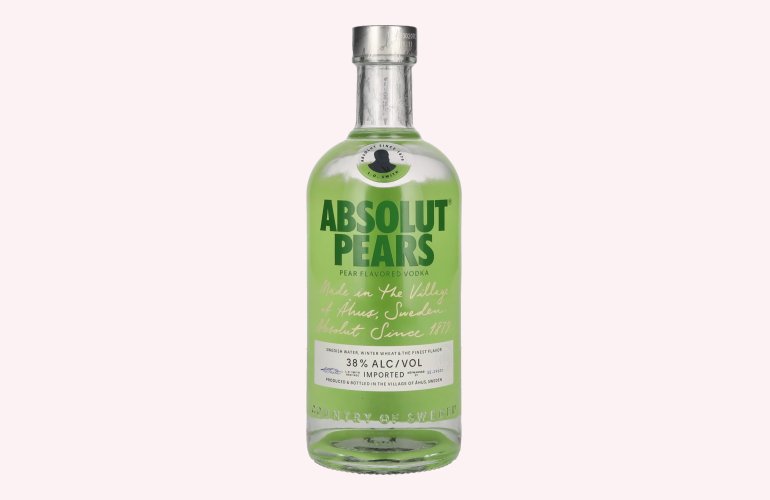 Absolut PEARS Flavored Vodka 38% Vol. 0,7l