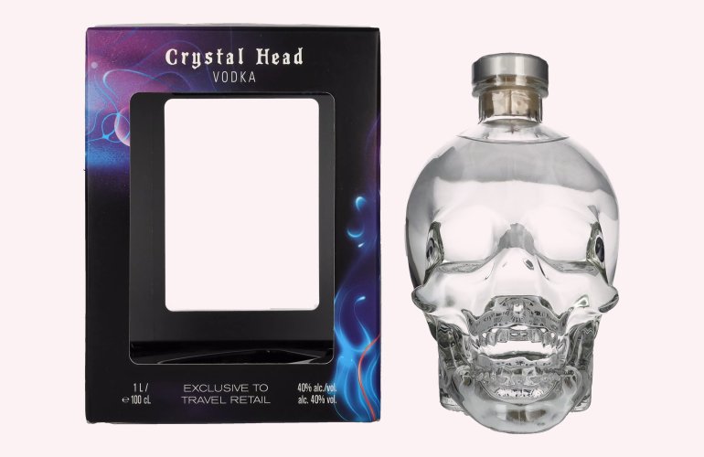 Crystal Head Vodka 40% Vol. 1l in Geschenkbox