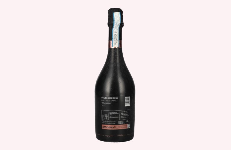 Desiderio N°1 Prosecco Rosé Brut Millesimato Treviso DOC 2021 11,5% Vol. 0,75l