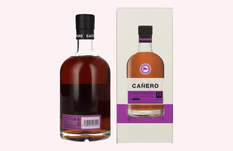 Ron Cañero 12 Solera Ron Dominicano SHERRY CREAM CASK FINISH 40% Vol. 0,7l in Geschenkbox