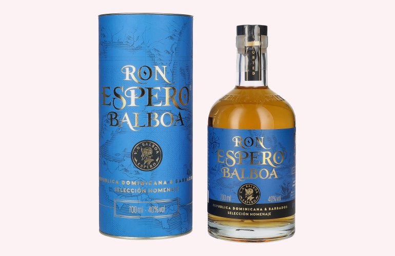 Ron Espero Balboa Selección Homenaje Premium Caribbean Rum 40% Vol. 0,7l in Geschenkbox