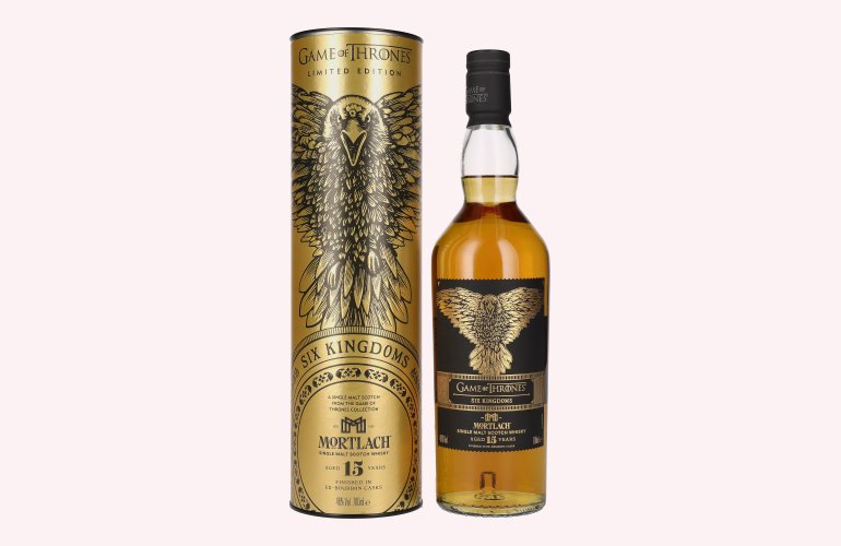 Mortlach 15 Years Old GAME OF THRONES Six Kingdoms Limited Edition 46% Vol. 0,7l in Giftbox