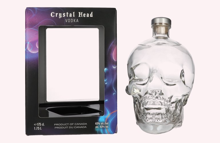 Crystal Head Vodka 40% Vol. 1,75l in Giftbox
