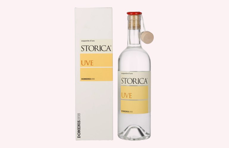 Domenis 1898 STORICA UVE Grappa 42% Vol. 0,5l in Giftbox