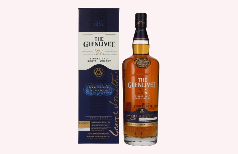 The Glenlivet RARE CASK Small Batch No. 9378/017 40% Vol. 1l en boîte cadeau