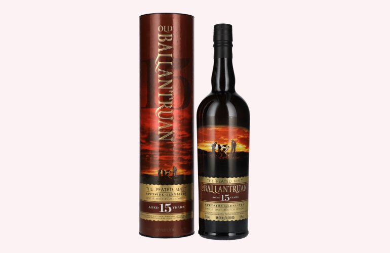 Old Ballantruan 15 Years Old The Peated Malt Single Malt Scotch Whisky 50% Vol. 0,7l in Giftbox