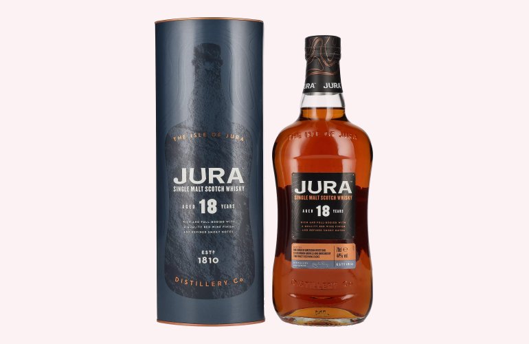 Jura 18 Years Old Single Malt Scotch Whisky 44% Vol. 0,7l in Giftbox