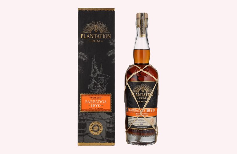 Plantation Rum BARBADOS 10 Years Old Oloroso Sherry Maturation Edition 2021 49% Vol. 0,7l in Geschenkbox