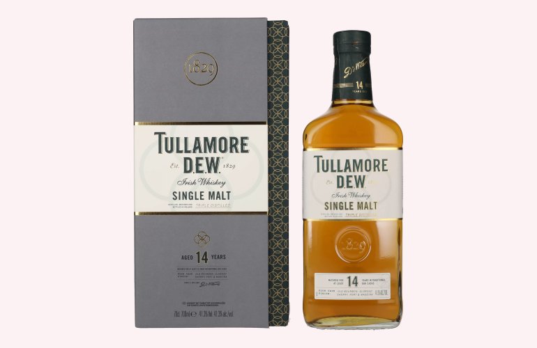 Tullamore D.E.W. 14 Years Old Single Malt Irish Whiskey 41,3% Vol. 0,7l in Geschenkbox