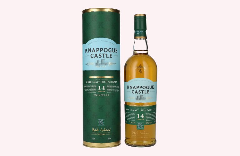 Knappogue Castle 14 Years Old TWIN WOOD Irish Whiskey 46% Vol. 0,7l in Giftbox