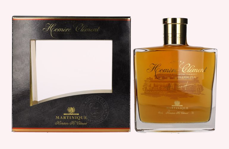 Homére Clément Cuvée Rhum Vieux Agricole Hors D'Âge 44% Vol. 0,7l in Giftbox