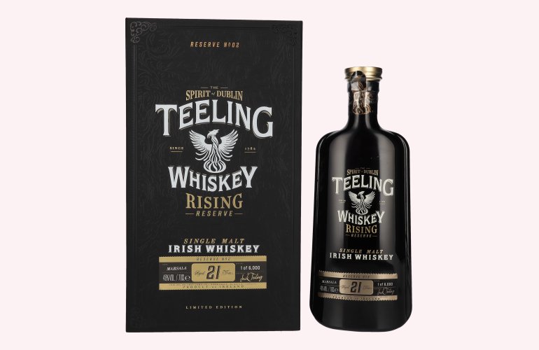 Teeling Whiskey 21 Years Old Single Malt RISING RESERVE No. 2 46% Vol. 0,7l in Giftbox
