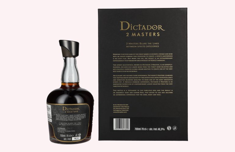 Dictador 2 MASTERS 1977 40 Years Old Despagne 2nd Release 46,3% Vol. 0,7l in Giftbox