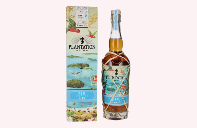 Plantation Rum FIJI ISLANDS ONE-TIME Limited Edition 2004 50,3% Vol. 0,7l in Giftbox