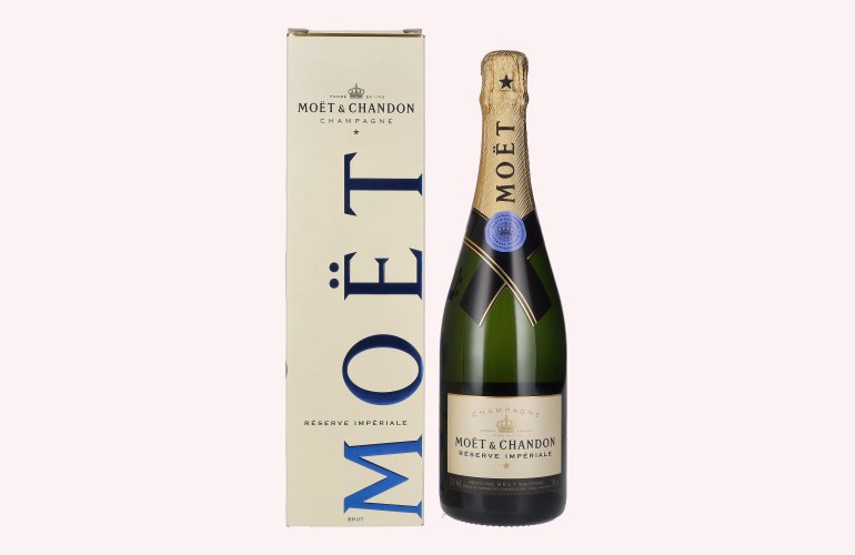 Moët & Chandon Champagne RÉSERVE IMPÉRIALE Brut 12% Vol. 0,75l in Giftbox