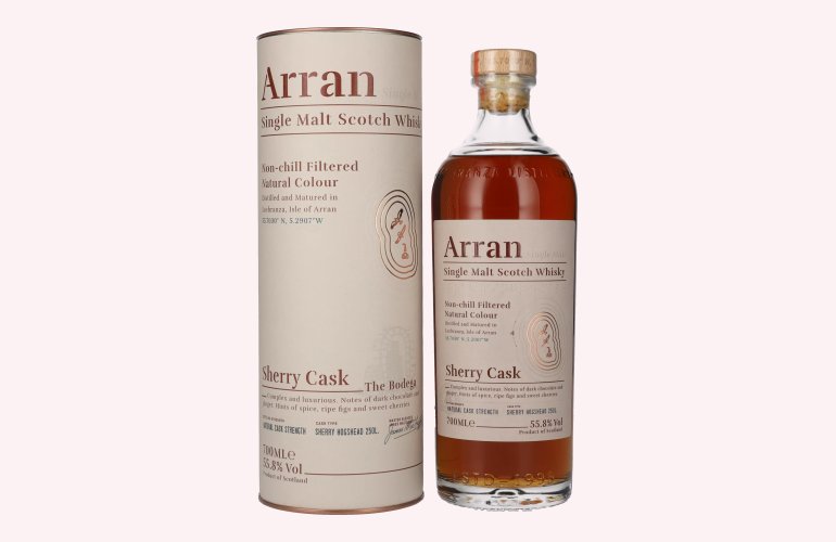 Arran Single Malt SHERRY CASK The Bodega 55,8% Vol. 0,7l in Geschenkbox