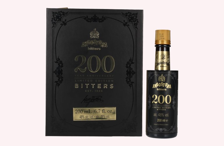 Angostura Bitters 200 Year Anniversary Limited Edition 48% Vol. 0,2l en boîte cadeau