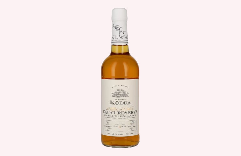 Kōloa Kaua'i RESERVE 12 Barrel Select Single-Batch Hawaiian Rum 46% Vol. 0,7l