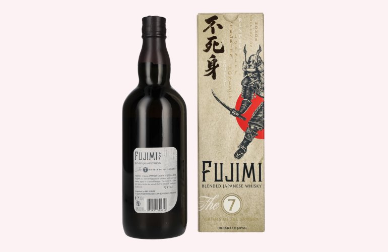 Fujimi The 7 Virtues Blended Japanese Whisky 40% Vol. 0,7l en boîte cadeau