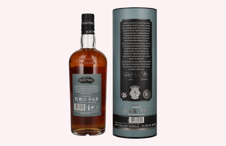 Douglas Laing SCALLYWAG 10 Years Old Speyside Blended Malt 46% Vol. 0,7l en boîte cadeau