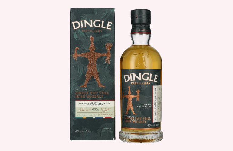 Dingle Single Pot Still Irish Whiskey Triple Distilled 46,5% Vol. 0,7l in geschenkverpakking