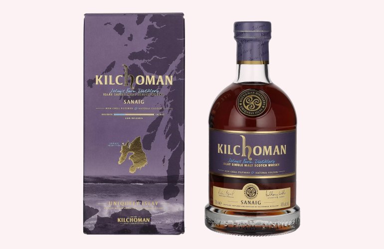 Kilchoman SANAIG Islay Single Malt Scotch Whisky 46% Vol. 0,7l in Giftbox