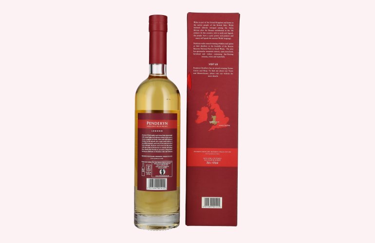 Penderyn LEGEND Single Malt Welsh Whiskey 41% Vol. 0,7l in Geschenkbox