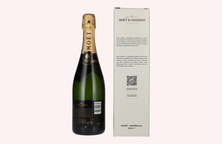 Moët & Chandon Champagne IMPÉRIAL Brut 12% Vol. 0,75l in Geschenkbox mit Goldstift