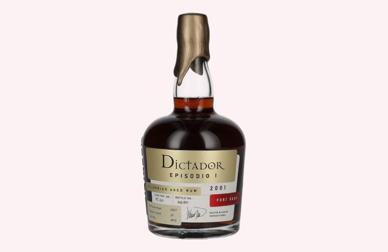 Dictador EPISODIO I 20 Years Old PORT CASK Rum 2001 44% Vol. 0,7l