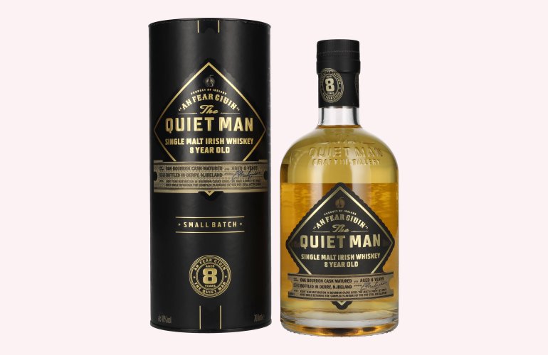 The Quiet Man AN FEAR CIUIN 8 Year Old Single Malt Irish Whiskey 40% Vol. 0,7l in Giftbox