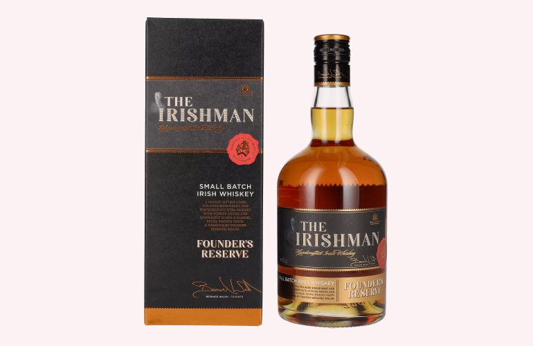 The Irishman FOUNDER'S RESERVE Small Batch Irish Whiskey 40% Vol. 0,7l in Giftbox