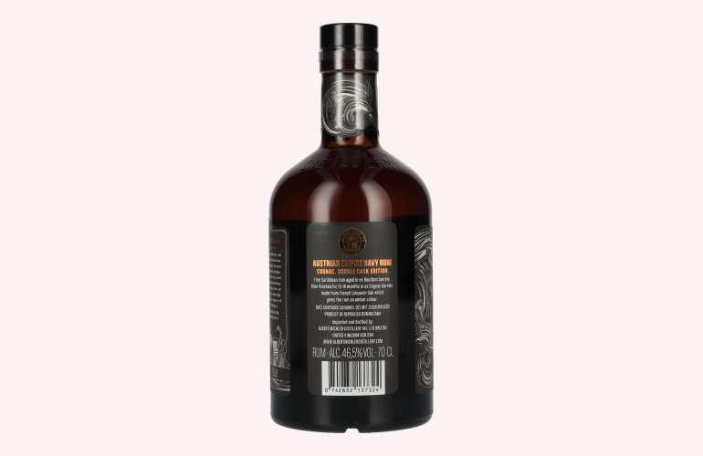Austrian Empire Navy Rum COGNAC CASK 46,5% Vol. 0,7l