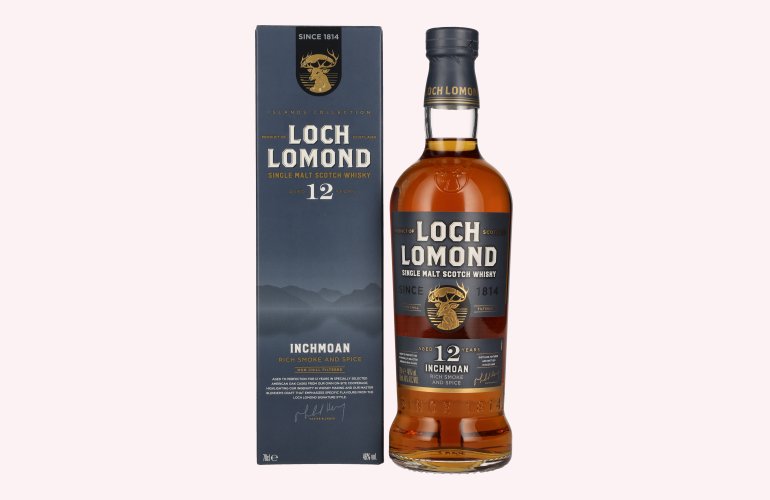 Loch Lomond Inchmoan 12 Years Old Single Malt Smoke & Spice 46% Vol. 0,7l in Giftbox