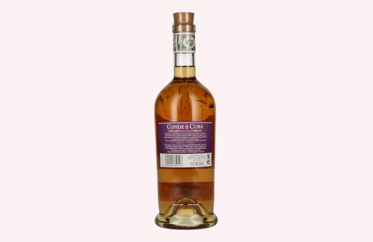 Conde de Cuba 7 Ron Artesanal Cubano 38% Vol. 0,7l