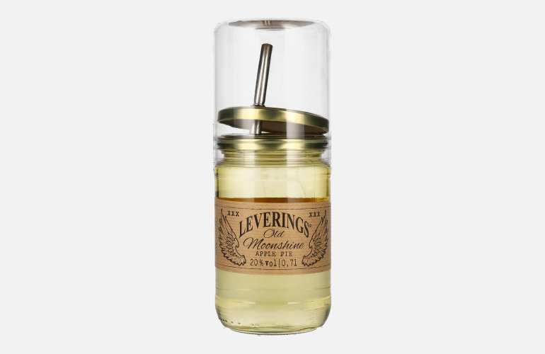 Leverings Old Moonshine Apple Pie Liqueur 20% Vol. 0,7l mit Ausgießer