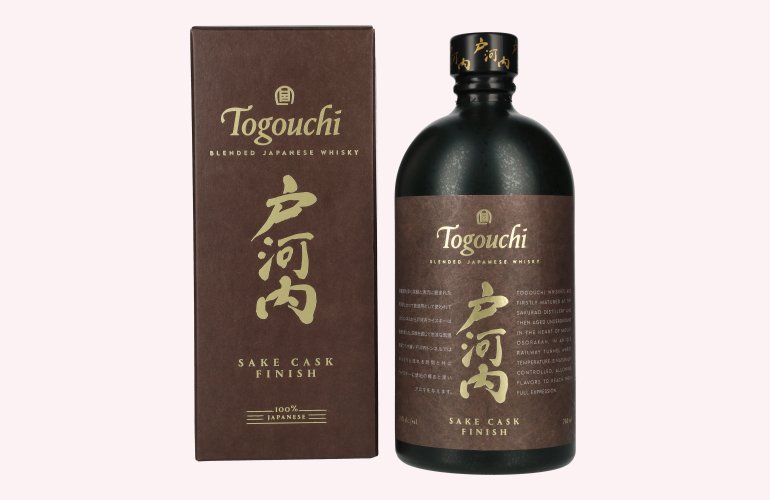 Togouchi Sake Cask Finish Japanese Blended Whisky 40% Vol. 0,7l in geschenkverpakking