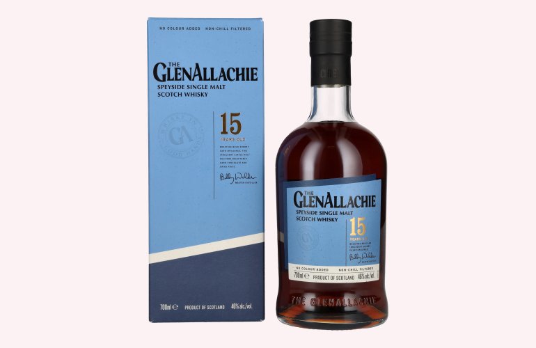 The GlenAllachie 15 Years Old Speyside Single Malt 46% Vol. 0,7l in Giftbox