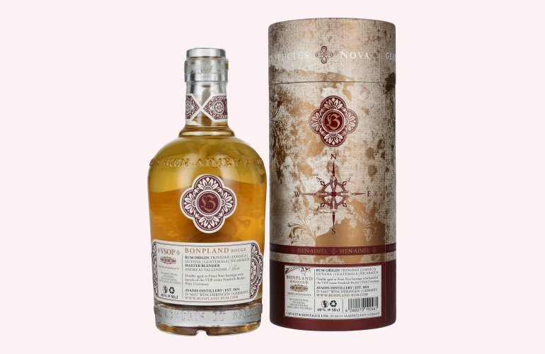 Bonpland Rum Rouge VSOP 40% Vol. 0,5l in Geschenkbox