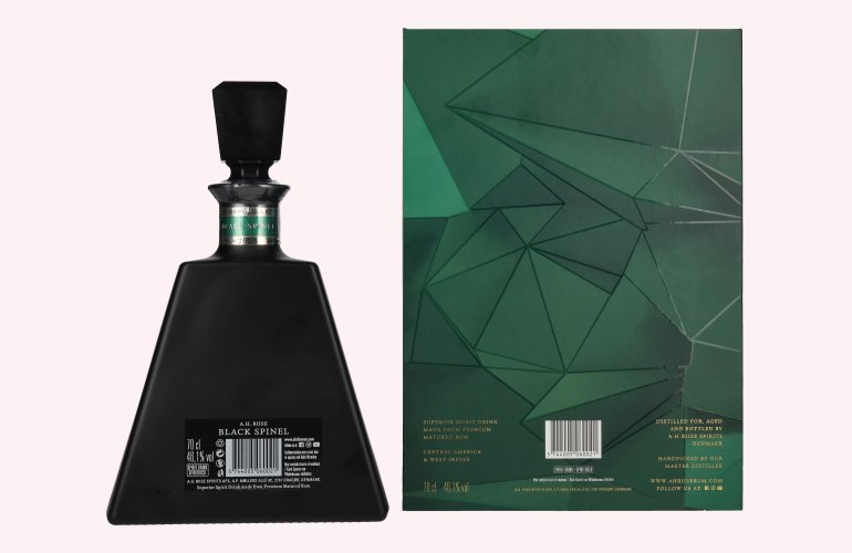 A.H. Riise Black Spinel BLACK GEM COLLECTION Spirit Drink 46,1% Vol. 0,7l in Geschenkbox